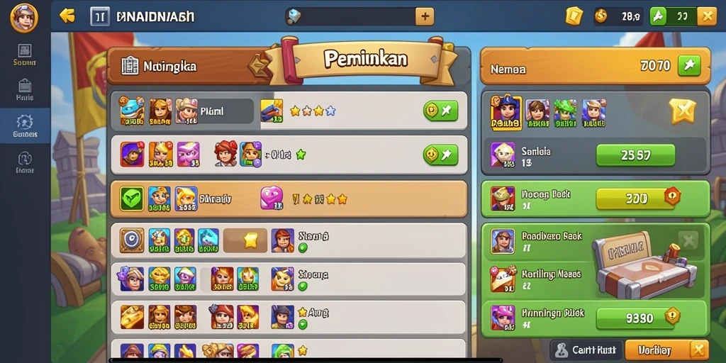 Sistem leaderboard untuk melihat peringkat pengguna secara real-time.