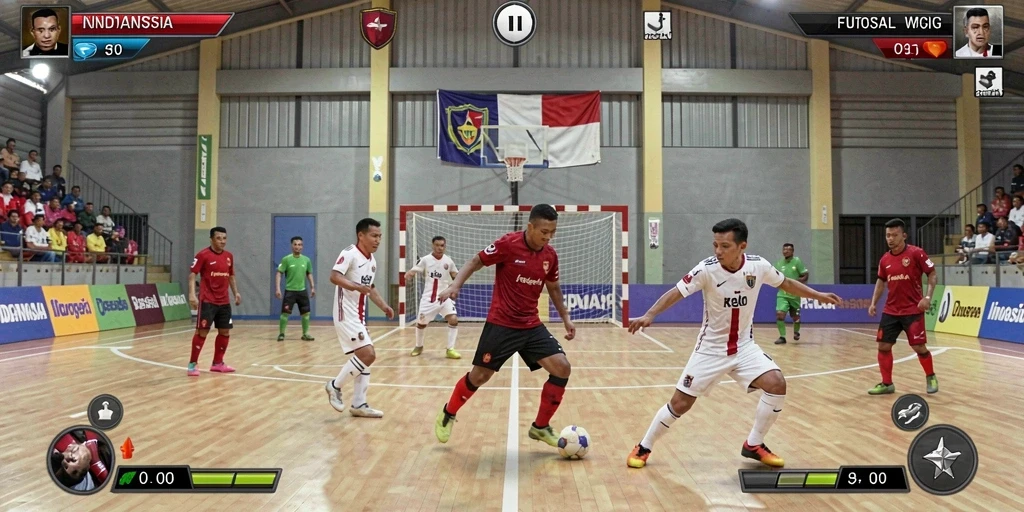 Screenshot memperlihatkan proses transaksi yang sederhana.