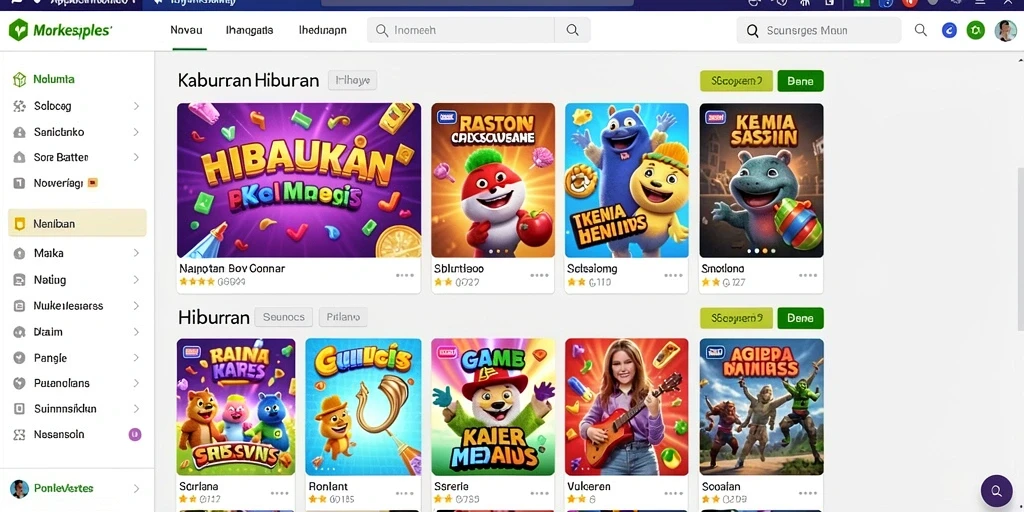 Beragam pilihan mode permainan yang seru.